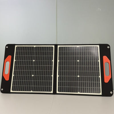 100W 黒色柔軟ソーラーパネル MSDS UN38.3 折りたたむソーラーパネル