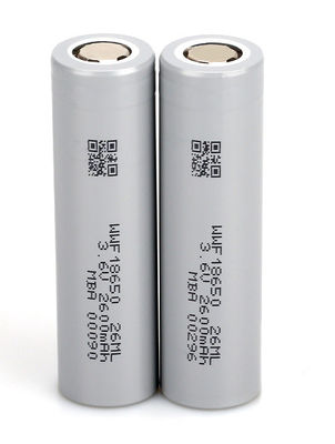 2600mAh リイオン 円筒式充電電池 18650 リイオン 低温