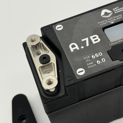 モーターサイクルの救助 LiFePO4 バッテリー 6.5Ah 容量 銅端子 12V