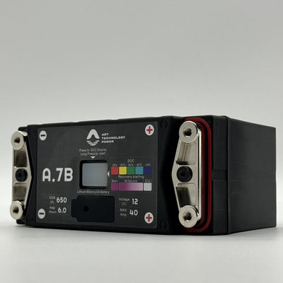 モーターサイクルの救助 LiFePO4 バッテリー 6.5Ah 容量 銅端子 12V