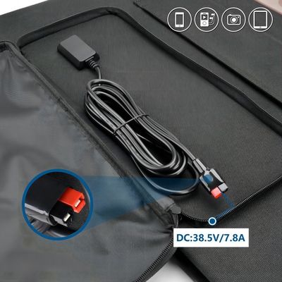 モノ結晶型携帯太陽光パネル 300W 電源フィルム 折りたたむ