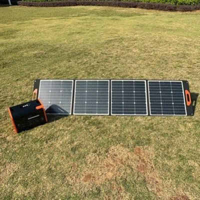 120Wポータブルソーラーセル キャンプソーラーパネル モノクリスタル