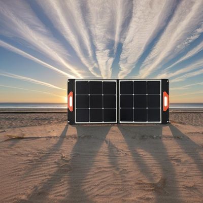 モノクリスタルシリコン 折りたたむ太陽光発電の充電器 RVボート