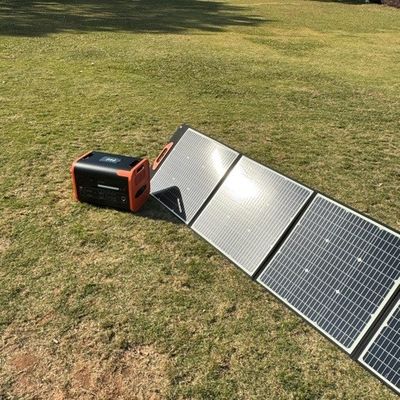 400Wプロフェッショナルソーラーパネル充電器 USB付き折りたたむポータブルソーラーパネル