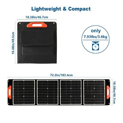 軽量 30W*4PCS の単結晶シリコン太陽光パネル