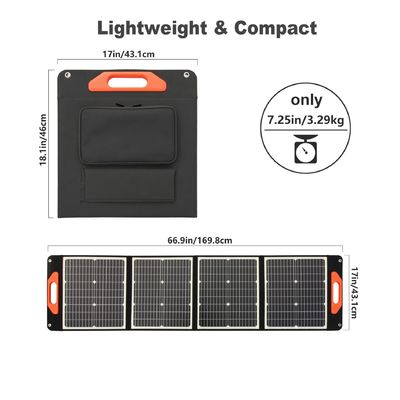 状態 100W 17.7V 充電器 モノ結晶シリコン材料のための柔軟な太陽光パネル