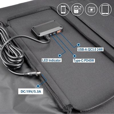 状態 100W 17.7V 充電器 モノ結晶シリコン材料のための柔軟な太陽光パネル