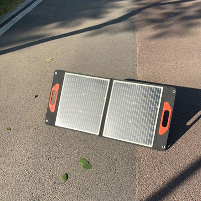 60W 高黒 軽量 折りたたむ太陽光パネル
