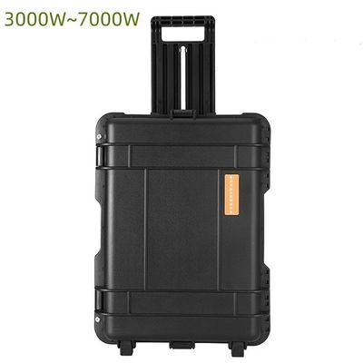 220V 屋外キャンプ LiFePO4 5000W 大容量 輪の電車付き 携帯電源