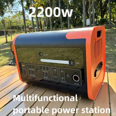 2200W LiFePO4 家庭用緊急太陽光発電機 急速充電と無線充電