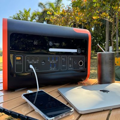 太陽電池発電所 2200W ポータブル発電機 AC/DC 230V出力電源バンク
