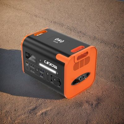 ワイヤレス充電 15W 1000W 2200W 屋外緊急キャンプ用のポータブル発電所
