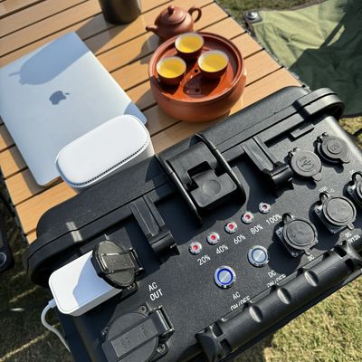 15A マックス AC 出力電流 家庭用・キャンプ用 携帯太陽光発電所 5000W