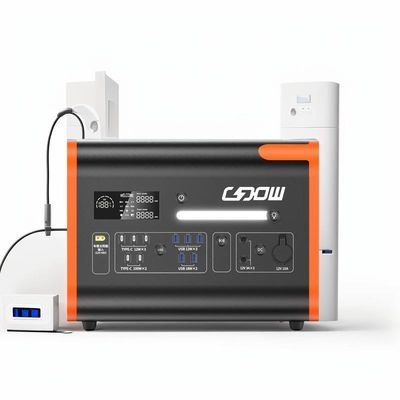 2048wh 携帯電源発電所 BMS 保護 2200W 太陽電池 貯蔵システム