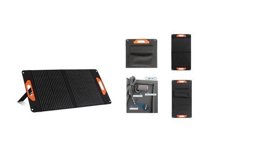 60W 100W 200W モノ結晶シリコン付き黒色太陽光モジュール