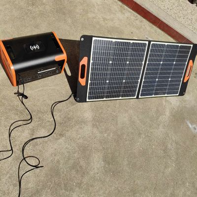 黒色 シングルクリスタルソーラーパネル 100W シングルクリスタルシリコンソーラーセル