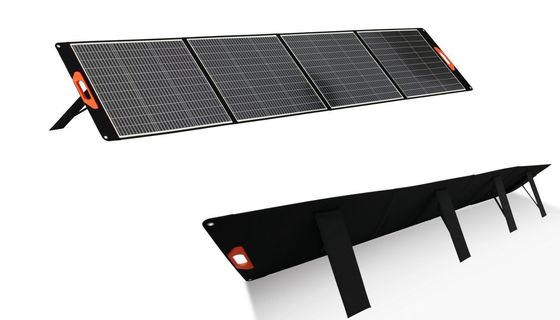 ブラックパワーソーラーパネル 400W 屋外家用 折りたたむソーラーパネル