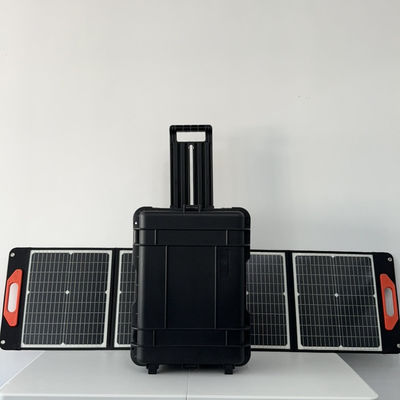 ブラックパワーソーラーパネル 400W 屋外家用 折りたたむソーラーパネル