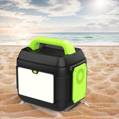 600Wのエネルギー貯蔵 300Wのバッテリーバンクと200Wの太陽光充電器の緊急モバイル電源