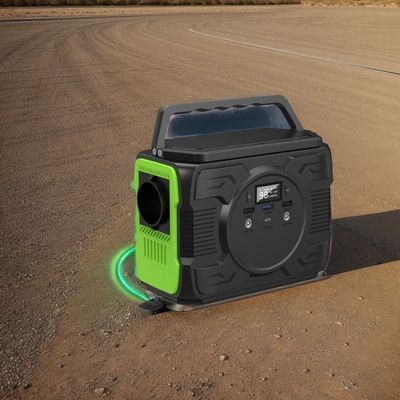 200W 携帯電源発電所 改変波交流出力付き屋外太陽光発電貯蔵