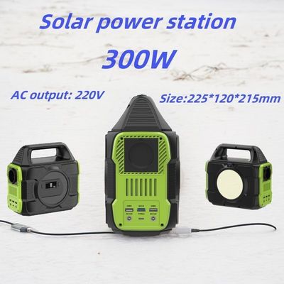 再生可能エネルギー貯蔵 屋外キャンプとドローン充電用の300Wポータブル発電機