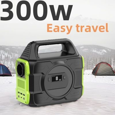 300W 携帯型家庭用緊急発電所 ソーラーエネルギー貯蔵 リサイクル可能な MPPT