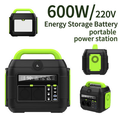 多機能ポータブルパワーバンク 600W出力と長持ちするリチウム電池