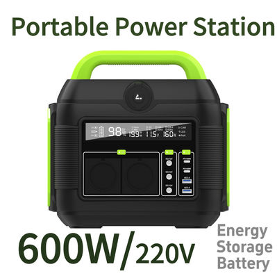 600W キャンピング ポータブル パワーバンク 緊急用エネルギー供給用のドッキング充電ステーション