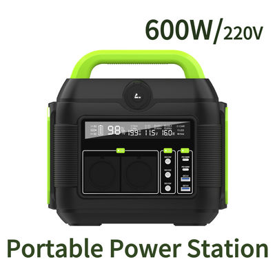 再生可能 500W パワーバンク 600W アドベンチャーキャンプ用の屋外ポータブル リチウムステーション