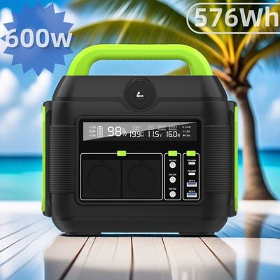 リサイクル可能な600Wポータブル リチウム発電所 ドローンの充電 ラップトップ 携帯電話