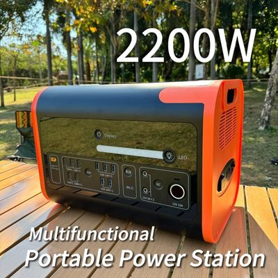 名乗容量 2048wh LiFePO4 バッテリーとエネルギー貯蔵装置を搭載した携帯発電所