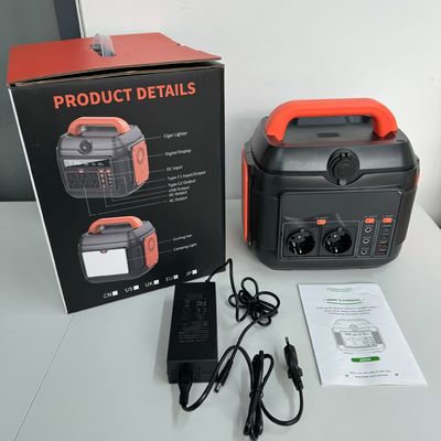 露出 普通のコード 600W/576wh 屋外家庭用RVとスタンバイ用携帯電源