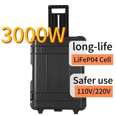 防爆 3000W 携帯電源 屋外太陽光発電機 3000wh
