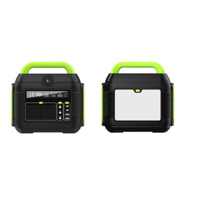 6kg ポータブル発電所 576wh ミニソーラー発電機 黒緑