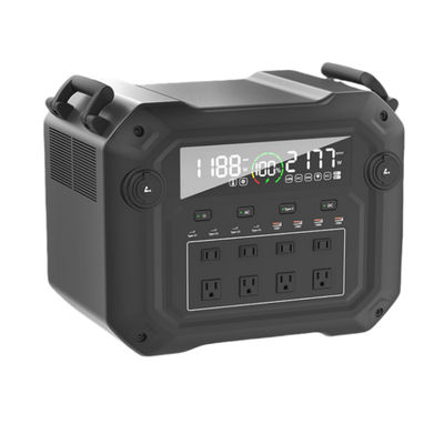 3600W 純正弦波 携帯電源 LiFePO4 太陽エネルギー貯蔵 BMS バッテリー供給