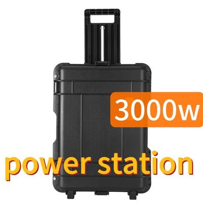 3000W 携帯型エネルギー貯蔵電源 ブラック カスタマイズ可能 CE.Un38.3 認証