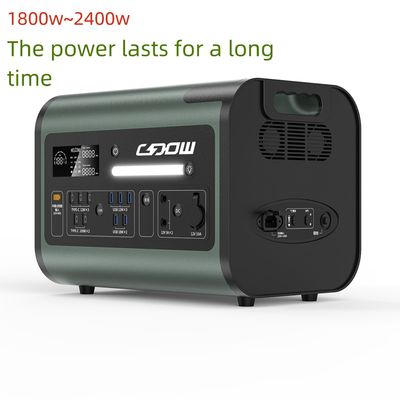 家電用の太陽光発電機 2200W 再充電可能な携帯電源