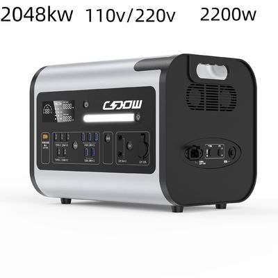 AT22 2200W 超パワフル リチウム 鉄 リン酸 携帯 発電所 リチウム バッテリー