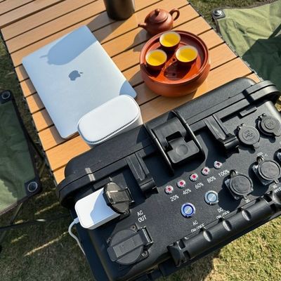 黒色 6kw 発電所 アブス合金 屋外 ポータブル 電源 屋外 冒険