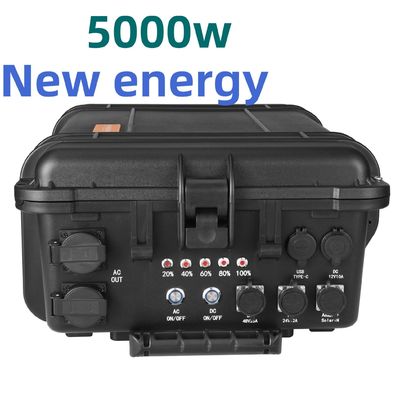 8000Wピークパワー LiFePO4 リチウム電池 屋外キャンプ用の携帯発電所