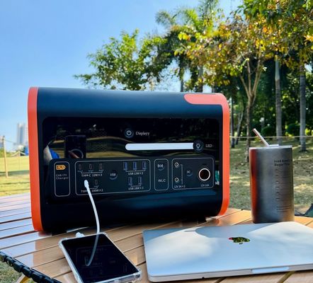 1800W 2000W 2200W ポータブル発電所 2kw リチウム LiFePO4 バッテリー AT22 黒