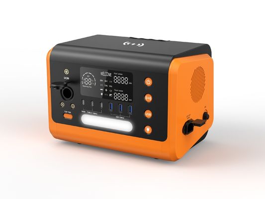 600W小型モバイル太陽光発電貯蔵電池ステーション 12V/10A DC出力 HT06