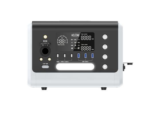600W小型モバイル太陽光発電貯蔵電池ステーション 12V/10A DC出力 HT06
