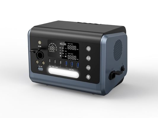 600W小型モバイル太陽光発電貯蔵電池ステーション 12V/10A DC出力 HT06