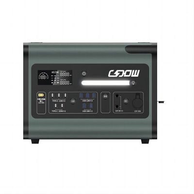 AC/DCとワイヤレス充電可能 携帯太陽光発電所 2200W