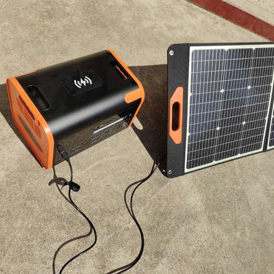 15W 無線充電 緊急太陽光発電所 露天キャンプや旅行用