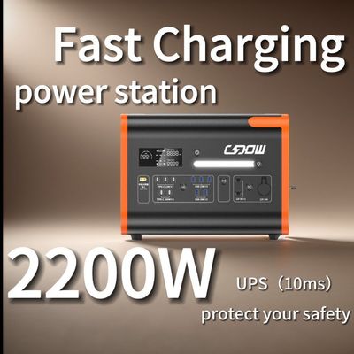 純シナ波 2000W 太陽光携帯発電機 LiFePO4 バッテリーとBMS保護