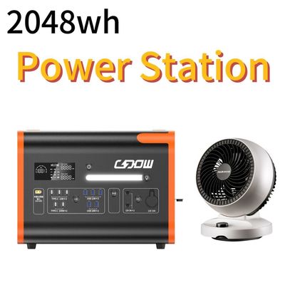 北米市場 2000W 2200W LiFePO4電池付き携帯太陽光発電所