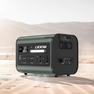 高容量 2200W 携帯電源 2048Wh 屋外キャンプ用の太陽光充電