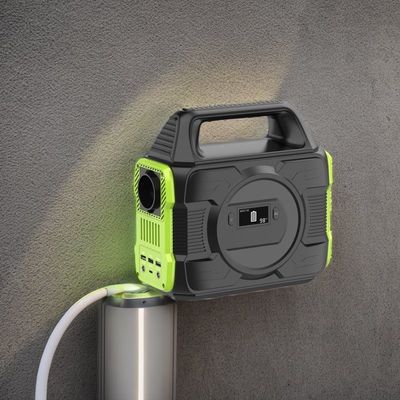 リチウム電池と液晶ディスプレイ付き300Wエネルギー貯蔵システム発電所